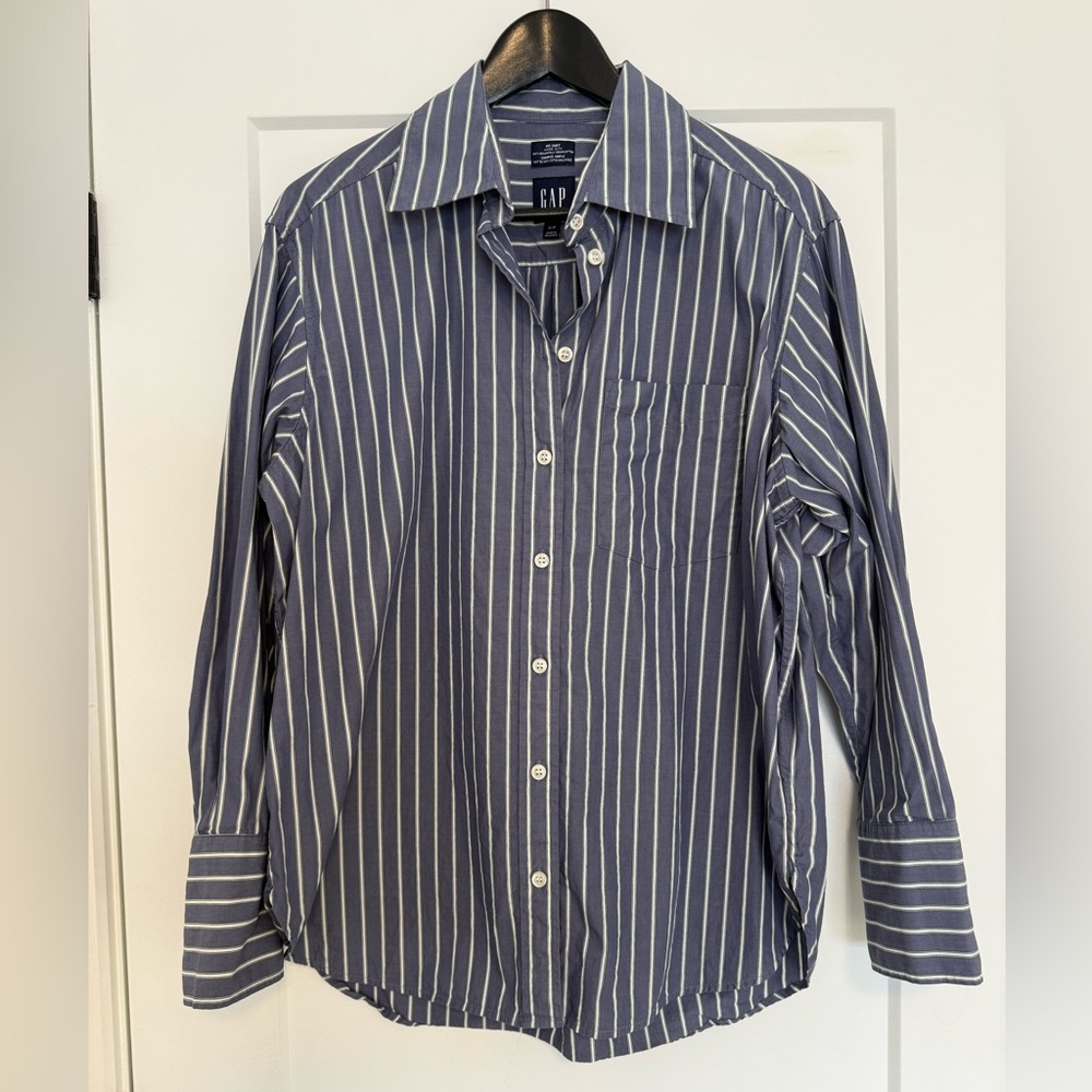 GAP Organic Cotton Striped Button Down Shirt